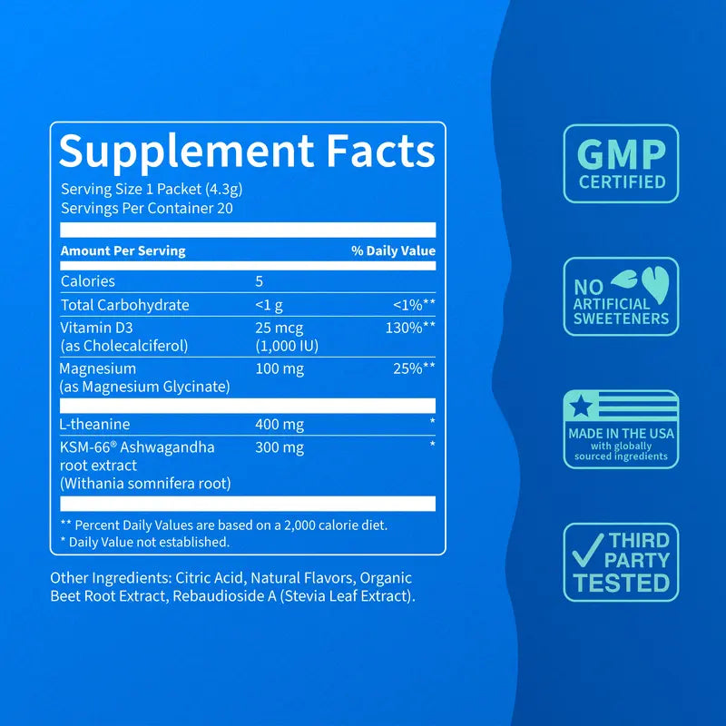 Supercalm Natural Stress Support