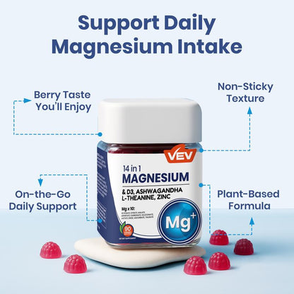 14-in-1 Magnesium Gummies